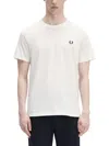 Fred Perry Logo-embroidered T-shirt In White