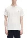 Fred Perry Classic Crew Neck Tee In White