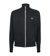 Fred Perry Contrast Tape Track Jacket In Black