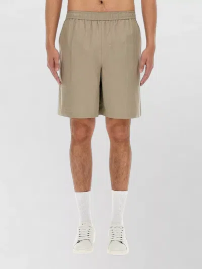 FRED PERRY COTTON BERMUDA SHORTS RELAXED KNEE LENGTH