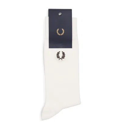 Fred Perry Cotton-blend Logo Socks
