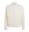 Fred Perry Cotton-blend Twill Tennis Bomber Jacket In Beige