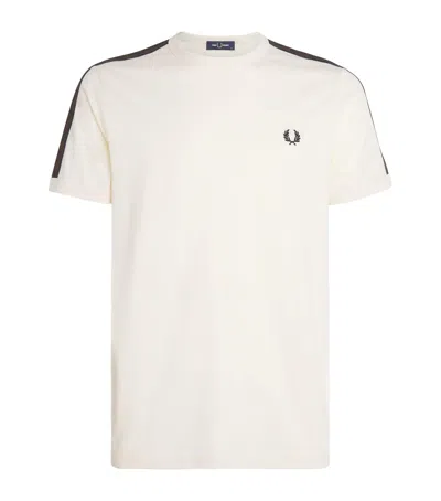 FRED PERRY COTTON CONTRAST-TAPE RINGER T-SHIRT