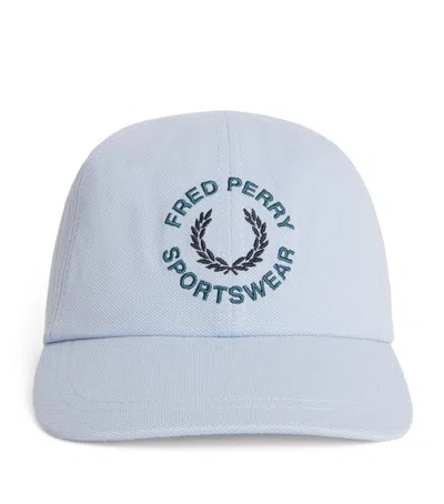 Fred Perry Cotton Embroidered Logo Cap