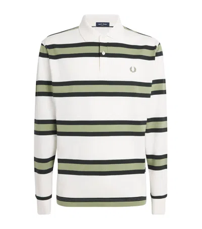 Fred Perry Cotton Jersey Long-sleeve Polo Shirt