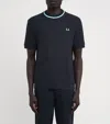 Fred Perry Cotton Piqué Knitted T-shirt