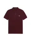 Fred Perry Cotton Pique Polo In Black