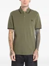 Fred Perry Cotton Polo Shirt In Green
