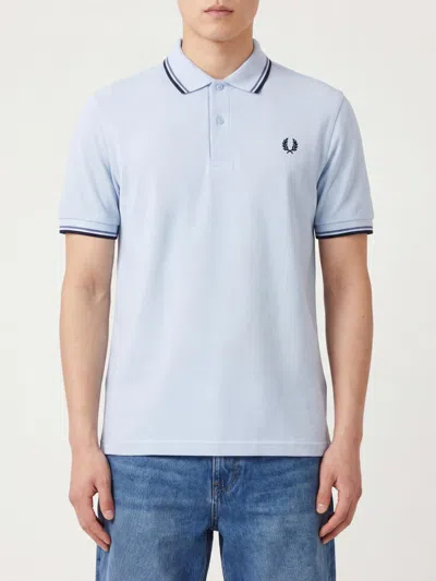 Fred Perry ポロシャツ メンズ カラー アジュール In Blue