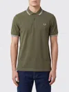 Fred Perry Polo Shirt Men Color Acid Green