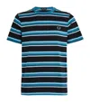 FRED PERRY COTTON STRIPED T-SHIRT