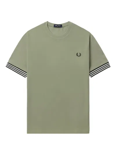Fred Perry Cotton T-shirt In Green
