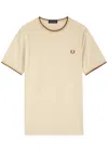 Fred Perry Cotton T-shirt In Multicoloured 1