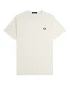 Fred Perry Classic Crew Neck Tee In White
