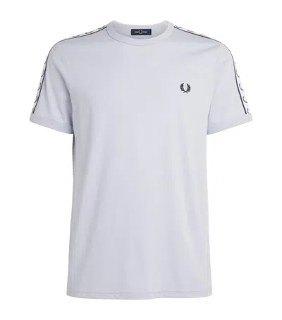 Fred Perry Cotton Tape Ringer T-shirt In White