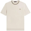 FRED PERRY CREW NECK PIQUE T-SHIRT