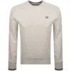 Fred Perry Crew-neck Sweatshirt In Beige