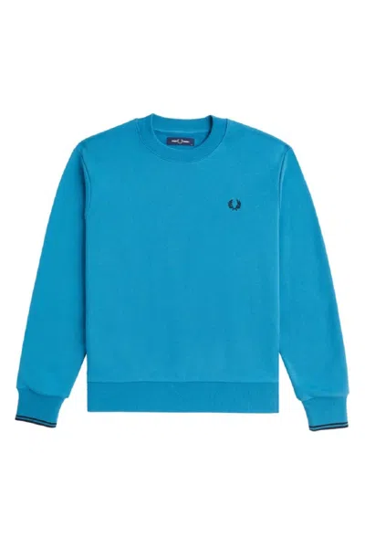 FRED PERRY CREW-NECK SWEATSHIRT