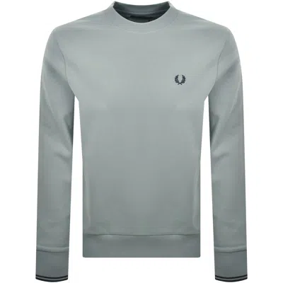 Fred Perry Crew Neck Sweatshirt Blue