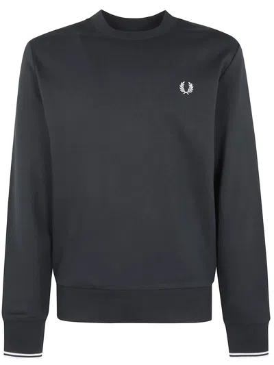 Fred Perry "" Crew Neck Sweatshirt Clothing In Black