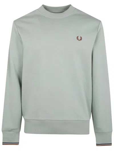 Fred Perry Crew Neck Sweatshirt Clothing In Grey