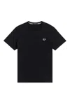 Fred Perry T-shirt With Logo In Black