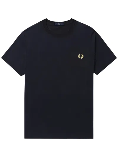 Fred Perry Crew-neck T-shirt In Blue