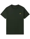 Fred Perry Mens Ringer T-shirt In Green
