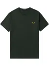 Fred Perry Mens Ringer T-shirt In Green