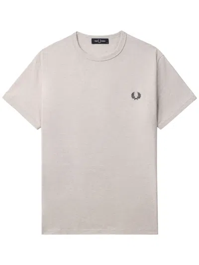 Fred Perry Crew-neck T-shirt In Gray