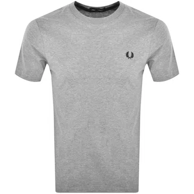 Fred Perry Crew Neck T Shirt Grey