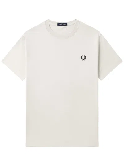 Fred Perry Crew-neck T-shirt In Gray