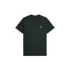 FRED PERRY FRED PERRY CREW NECK T-SHIRT NIGHT GREEN / SNOW WHITE