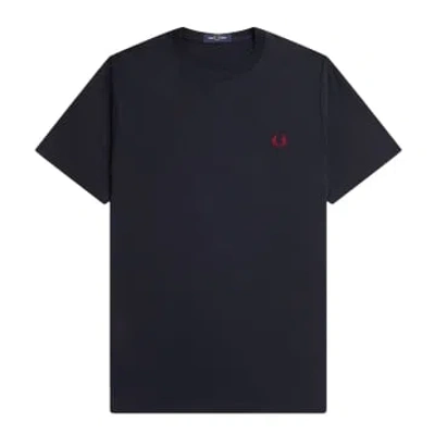 Fred Perry Crew Neck Tee Black