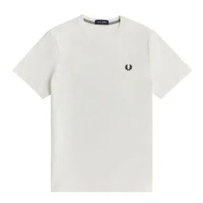Fred Perry Crew Neck Tee White