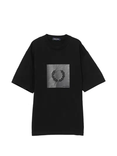 Fred Perry Crew Neck T-shirt In Black