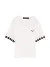 Fred Perry Crew Neck T-shirt In White