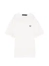 Fred Perry Crew Neck T-shirt In White