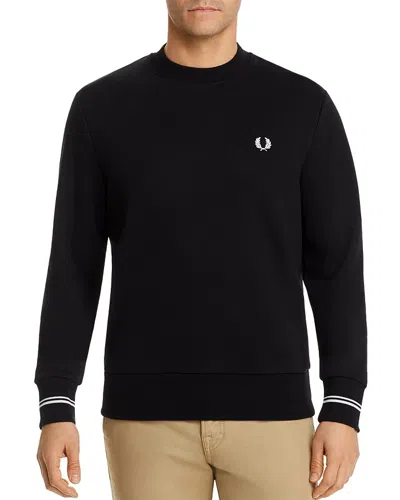 Fred Perry Crewneck Sweatshirt In Black