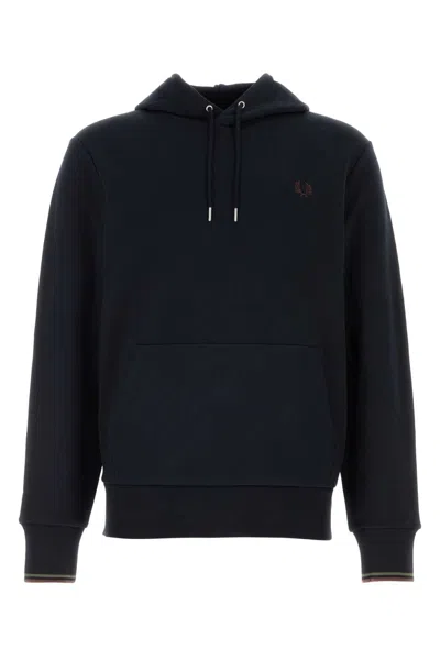 Fred Perry Dark Blue Cotton Sweatshirt