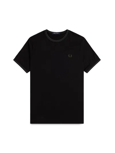 FRED PERRY FRED PERRY DOUBLE STRIPE T-SHIRT