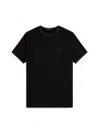 Fred Perry Twin Tipped Short Sleeved T Shirt Black In Black