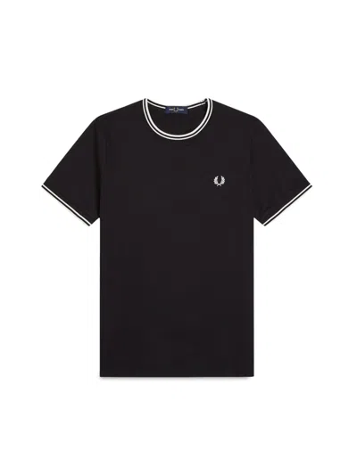 FRED PERRY DOUBLE STRIPE T-SHIRT