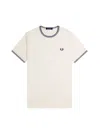 Fred Perry Twin Tipped T-shirt In White