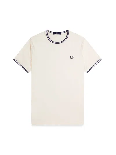 FRED PERRY FRED PERRY DOUBLE STRIPE TSHIRT