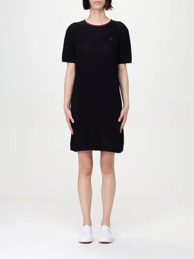 Fred Perry Dress  Woman Colour Black