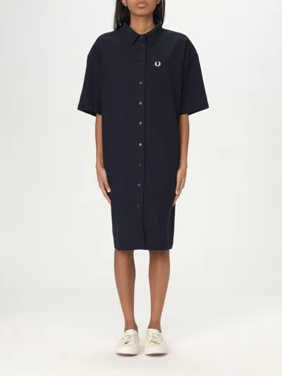 Fred Perry Dress  Woman Color Blue