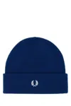 Fred Perry Logo-embroidered Ribbed-knit Beanie