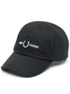Fred Perry Graphic Branding Twill Cap Black In Schwarz