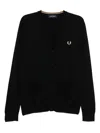 Fred Perry Printed Duchesse Mini Skirt With Pleats In Black